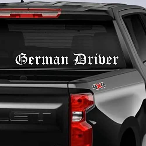 myrockshirt Truck LKW Aufkleber German Driver Kabine Fahrerhaus Führerhaus Farbe&Größe wählbar, Camper Wohnwagen Wohnmobil Pickup Van Auto