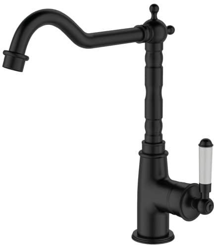 Essebagno Leeds mitigeur évier rétro noir