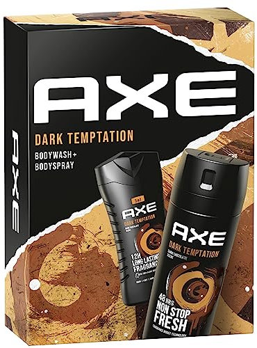 Axe Coffret cadeau Dark Temptation avec spray pour le corps et gel douche (150 ml + 250 ml)