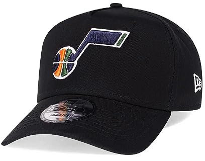 New Era Utah Jazz Black 9Forty A Frame Snapback Cap