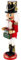 Ciieeo Calendrier Casse-Noisette Calendrier De Lavent Chiffres De Casse-Noisette De Noël Casse-Noisette Soldat De Noël De Noël Grand Plateau Casse- Artisanat Bois 38c Miniature