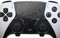 Luck&Link TouchProtect PS5DualSense/Edge Enhanced Texture Skin kompatibel mit Playstation5 Aufkleber für ps5 Touch Trackpad (PS5Edge(2pcs), Waben-Schwarz)