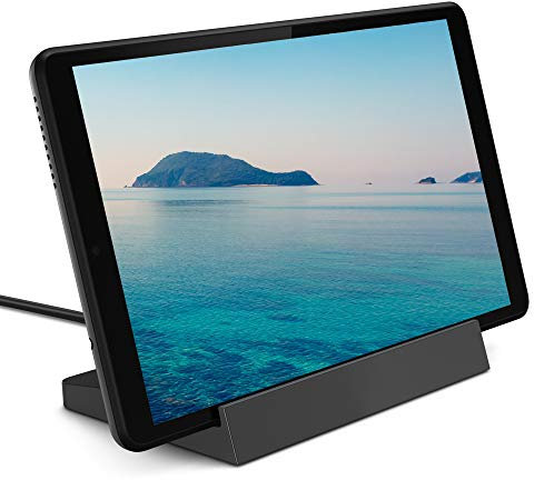 Lenovo Smart Tab M8 with Google Assistant Android Tablet| 8 inch HD | 32GB | Smart Charging Station | WiFi | 2GB RAM | Iron Grey (Renewed)