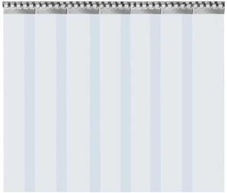 PVC Streifenvorhang Lamellenvorhang für Industrie,Pferdestall, Kuhstall | Indoor & Outdoor | 2mm Dicke | 30 * 30 * 25cm Verpackung | 12.2kg Brutto | Ideal für Lager, Fabriken, Supermärkte
