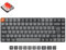 Keychron K3 Max Ultra-Slim Wireless Mechanical Keyboard, QMK/VIA Programmable Bluetooth 5.1/2.4 GHz/Wired with RGB Backlight Hot-swap Low Profile Gateron Red Switch for Mac Win Linux - UK Layout