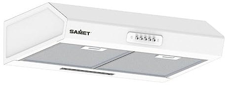 Gruppo cappa sottopensile Tornado 60 Samet colore bianco