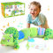 Toyzey Geschenk Baby 0-6 Monate Montessori Spielzeug Baby 0-12 Monate BabySpielzeug 0 3 6 Monate Geschenk Neugeborenen Jungen 0-6 Monate Sensorisches Babyspielzeug 0 3 6 Monat (Triceratops)