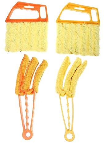 Hoement Limpiador De Aire Acondicionado Cepillo Compacto para Limpiador De Portátil Artículos De Ventanas Limpieza