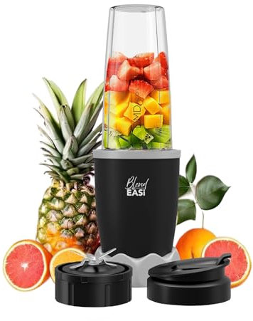 DMD Collective - Nutri Blender, Smoothie Blender Personal Size for Shakes and Smoothies, 800ml Blending Cup, 24,000RPM Extractor Blends Nuts, Frozen Fruit & Ice, BPA Free 1000W