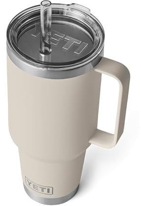 YETI Rambler Strohbecher, Cape Taupe, 42 oz (1242 ml)