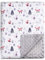 HOTUT Babydecke,Baumwolle Baby Decken Neugeborenen,75x100cm,Weiche und Atmungsaktive,Baby-Überwurfdecke,Kuscheldecke für Baby,Schmusedecke für Kleinkinder Mädchen Junge (Eule)