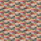 GIURI TESSUTI - GOBELIN JACQUARD Stoff - Meterware - Höhe 280 cm - für Polster, Möbel, Accessoires und Taschen (MULTICOLOR SQUARES)