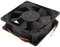 Ventilateur de Refroidissement à Contour élevé de 12 Cm, 120 X 38 Mm, 6 000 Tr/min, 12 V, 2,7 A, 4 Broches FG DC, PWMBalais, Noir, Ventilateur de Boîtier D'ordinateur pour