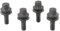 BASPHHH Felgenschraube Kompatibel mit Citroen Für C2 C3 C4 C5 Auto Rad Schrauben Muttern WheeHub Screwsrcrew