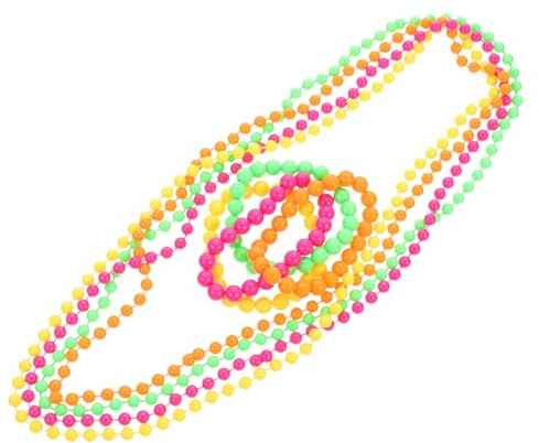 UPKOCH -perlen Halskette Mit Karnevalsarmbänden Perlenketten Und Einzigartigen Perlenarmbänden Für Festival-party