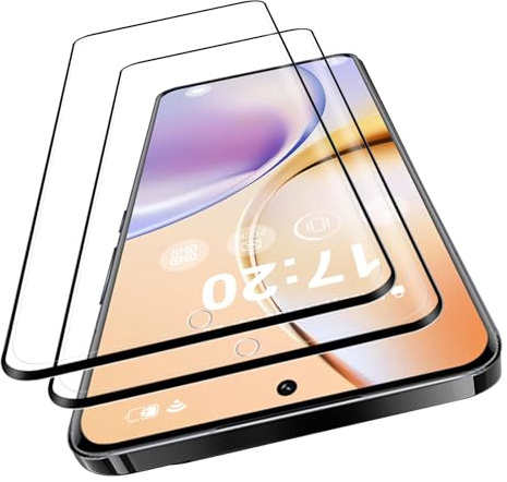 VideoSecu 2 Stück für Panzerglas für Xiaomi 12/12X Schutzfolie, 9H Härte HD Blasenfreie Gehärtetes Glas Displayschutzfolie Touchgenauigkeit, Kratzfest, Ölfrei, Vollständige Abdeckung
