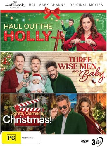 Hallmark Christmas 3 Film Collection (Haul Out the Holly/Three Wise Men and a Baby/Lights, Camera, Christmas!) [DVD]