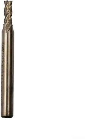 Schaftfräser, 4 Rillen, gerader Schaft, HSS, verschiedene Größen, abriebfestes Werkzeug für Kupfer, Aluminium, Stahl, CNC-Fräsmaschinen, 4 mm, 6 mm, 8 mm, 10 mm, 12 mm (4 mm)