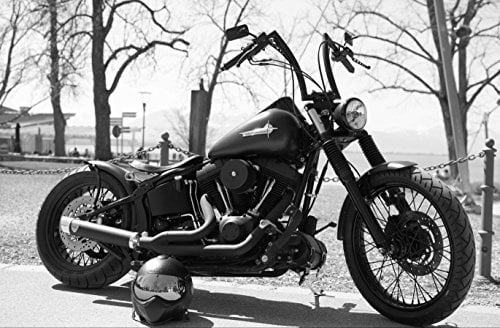 HANSEPUZZLE 42086 - Motorrad Puzzle 500 Teile | Fortbewegung Puzzle mit hochwertiger Puzzle Aufbewahrung: Kartonbox und wiederverschließbarem Beutel | Puzzle-Maße: 46 x 30 cm