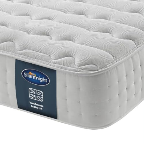 Silentnight Comfort 2800 Mirapocket Mattress, Medium Firm, King | Zoned support, breathable, spinal alignment, motion isolation, 2000 mirapocket springs, hypoallergenic, 5 yr guarantee 32cmD