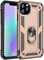 Shockproof Case For Apple iPhone 11 Pro Max (6.5), Premium Protective Ring Armour Phone Case with [Kickstand], Dual Layer shock Absorption Design For iPhone 11 Pro Max - Gold