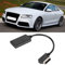 Qiilu AUX Kabel für MMI, Aux Adapter Bluetooth, ABS Bluetooth5.0 AUX-Musikschnittstellenadapter Audiokabel Passend für AMI MMI MDI für Q5///R7/S5//A6L /A8L /A4L Schwarz