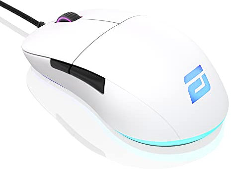 ENDGAME GEAR XM1 RGB Gaming Maus PMW3389 Sensor RGB Beleuchtung 50 bis 16.000 CPI 5 Tasten 60M Schalter Weiß