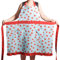 Love Potato Schürzen für Damen und Mädchen, Übergröße, verstellbare Küchenschürze mit 2 Taschen und extra langen Bändern, 86,4 x 91,4 cm, Erdbeerrot