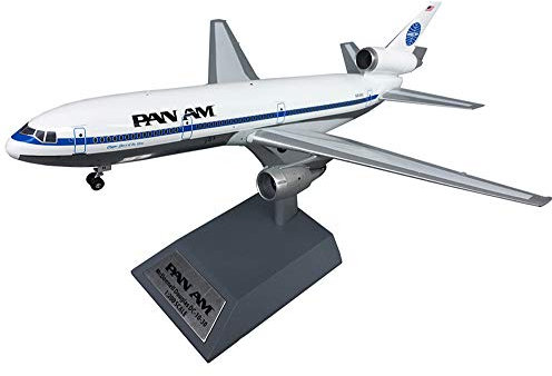 CMO Modell Flugzeug Metall, 1/200 Skala Douglas DC-10-30 Pan American Airlines Miniaturmodelle, für Geschenk oder Heimtextilien, 10,8 x 9,9 Zoll
