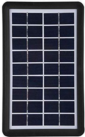 Sharainn Tablero Solar Impermeable, Panel Solar de transmitancia de luz de 9V 3W 93% con protección de Niveles múltiples