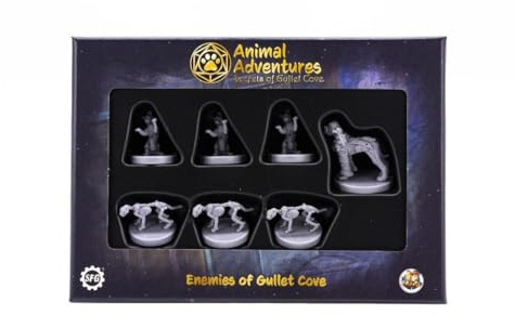 Steamforged Games Animal Adventures: Secrets of Gullet Cove - Enemies of Gullet Cove Roleplaying Miniatures 5E Compatible
