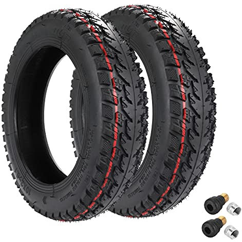 VOLOHAS 10x2-6,1 Off-Road Tubeless Reifen für Xiaomi M365/PRO/PRO 2 Vakuumreifen rutschfest Explosionsgeschützt Verschleißfest Starker Grip Geräuscharmer 10-Zoll Elektroroller Ersatzräder (1 PCS)