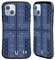 Head Case Designs Croce Blu Paisley Bandana Classica Custodia Cover Ibrida Compatibile con Apple iPhone 14