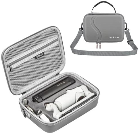 GAEKOL Tragetasche für Insta360 Flow Pro/Insta360 Flow, Hartschalentasche, Reisetasche für Insta360 Flow Creator/Pro Stativ-Set, AI-betriebenes Smartphone-Stabilisator, Gimbal-Zubehör (nicht für Flow