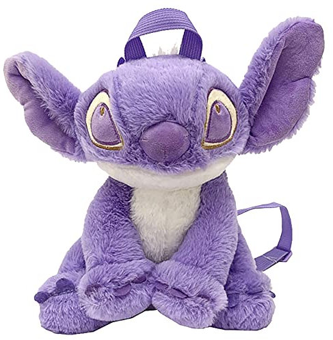 LGQHCE Sti-ch Rucksack Plüsch Kleinkindrucksack Taschen, Sti-ch Kinder Plüsch Schultasche, Sti-ch Plüsch Umhängetasche, 3D Rucksack Plüsch für Kinder, Mini Rucksack für Sport Freizeit Und Reisen