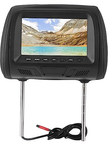 Lecteur Vidéo LCD d'appui-tête, Moniteur CD DVD Portable 7 Pouces Lecteurs CD d'appui-tête Portables Lecteur DVD d'appui-tête de Voiture Lecteurs Vidéo pour Voiture
