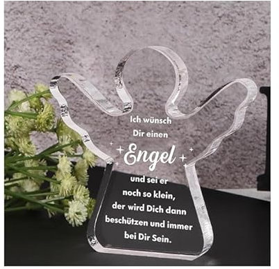 BHGT Schutzengel Geschenk Schutzengel Figur Schtzengel Weihnachten Schutzengel Taufe männer Frauen Glücksbringer Kommunion Geschenk Konfirmation Geschenk Firmung Geschenk
