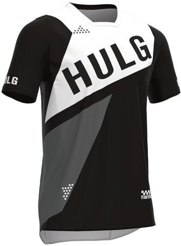 Mountainbike Shirt MTB Downhill Freeride I Fahrrad Trikots Herren Damen I Jersey atmungsaktiv, schnelltrocknend I Radtrikot Kurzarm (AIM017,L)