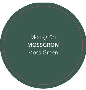 PrintGreen! Leinölfarbe - Innen-& Außenfarbe - Moosgrün ca. RAL 6011 - natürlicher Holzschutz - Made in Schweden - für Holz, Putz, Gips, Stein, Metall uvm. (0,25 Liters) (0,25 Liters)