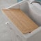 Asse di lavaggio per vasca lavatoio in resina da 60 cm, in legno di bamboo resistente e duraturo, misure 53x32 cm
