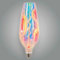 LED Deko-Leuchtmittel Spiral-Filament Glühlampe Alien konisch verspiegelt Sockel E27 4W CR110 1800K/Amber 250lm Ø110xH306mm