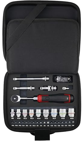 Vessel 400ER3-1M - Juego de trinquete eléctrico inalámbrico con 31 puntas de enchufe