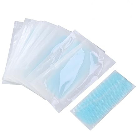 SEWOART 10 Pezzi Strisce in Gel Rinfrescanti Set Adesivo Estivo Mal Di Testa Denti Sonnolenza Stanchezza Insolazione Raffreddamento