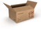 RaKuPack Versandkarton 100 Stück Faltkarton 200x150x90mm Innenmaß (20x15x9cm) Verpackungskarton bedruckt Warensendung Karton braun Faltschachtel Paket Versandschachtel Kartonage verschiedene Größen