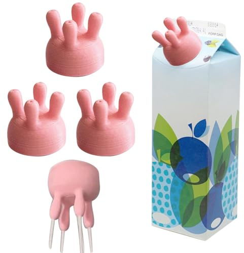 Funny Pouring Milk Bottle Cap | 3pcs Milk Bottle Pouring Spout Lid | Boxed Milk Diverter | Milk Carton Pouring Cap For Boxed Milk | Milk Bottle Pour Spout Nozzle | Pour Spout Covers For Milk Bottles