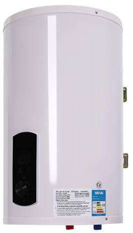 Elektro Warmwasserspeicher 30L, 2000W Elektrischer Tank-Wassererhitzer, Warmwasserbereiter, Elektrischer Wassererhitzer für Küchen, Toiletten, Friseursalons, Badezimmer, Wohnwagen