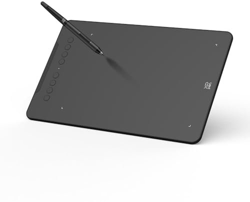 XPPen Deco 01v3 Tablette Graphique, Tablette Graphique Dessin sans Écran Débutant, 16k Niveaux de Pression, Convient aux Droitiers et aux Gauchers (Deco 01v3)