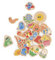 Janod-Janod-24 Imanes Magnéticos Tema Animales de Jardín-Juguete de Madera-Ideal para Jugar, experimentar y divertirse-A Partir de 2 Años, J09646, Color marrón, 7 cm x 8 cm (JURATOYS