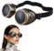 Fesatccoz Vintage Steampunk Brille Gothic Stil Schutzbrille Unisex Schutzbrille Schweißer Punk Schutzbrille Vintage viktorianische Steampunk Brille