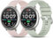 CHULN 2 Piezas Correas Compatible con Amazfit Active 2/Active/Garmn Vivoactive 5/Forerunner 165/245/645, 20mm Ajustable Reloj Correa de Suave Silicona de Repuesto para Smartwatch.(No Host)